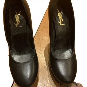 Yves saint laurent black heels